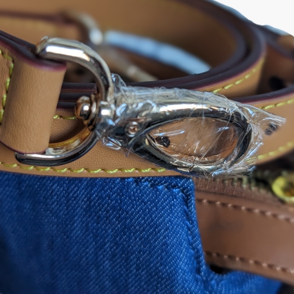 MAN - blue and brown purse - Picture 7 of 10